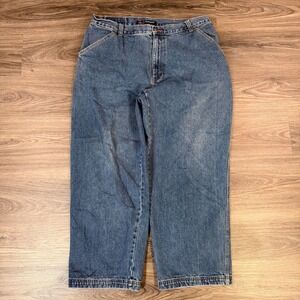 Bugle Boy Carpenter Jeans  40x30 (actual 38x28)Blue Denim Relaxed Fit Workwear